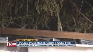 Police investigate grow house fire
