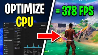 How To BOOST FPS In Fortnite! (BEST CPU Optimizations)