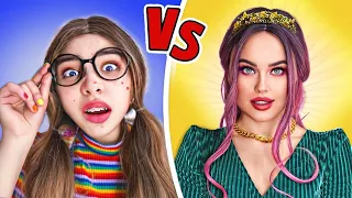 Nerd vs Popular Student | Good vs Bad Girl Collection