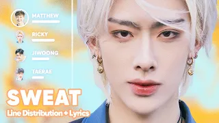 ZEROBASEONE - SWEAT (Line Distribution + Lyrics Karaoke) PATREON REQUESTED