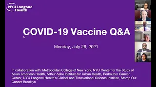 COVID-19 Vaccine Q&A with MCNY