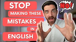 ❌ Stop making these mistakes in English! ❌