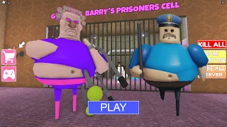 Escape EVIL GRANDMA BARRY'S PRISON RUN! (OBBY!)