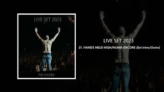 NUMB - (Hands Held High Ext intro live set  edit 2023) Linkin Park - The soldier