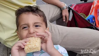 crown fountain at millennium Park downtown Chicago 2021 | kids video | moody tubey playing