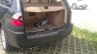 Bmw x3 tailgate open