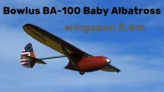 Bowlus BA-100 Baby Albatross | 5,6m scale RC glider | 4K | Hat 2023