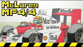 McLaren F1 MP4 4 Honda 1988 года Формула 1