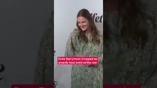 Drew Barrymore dropped as awards host amid strike row