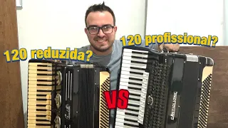 Qual a diferença da 120 reduzida pra 120 profissional?