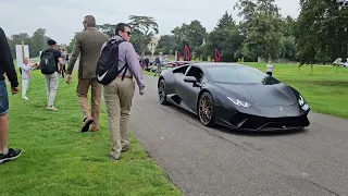 cars coming into salon prive blenheim palace