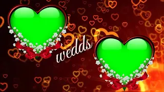 Green screen wedding effects video | wedding background video effects hd green screen weds video