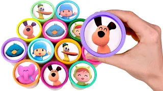 Abrimos Botes PLAY DOH de POCOYO 👶🌈 Sorpresas Divertidas