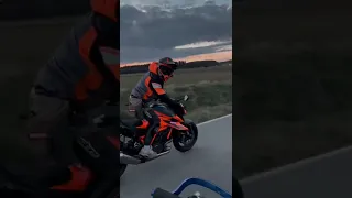 KTM DUKE 1290 WHEELIE 🔥 #stunt #shorts