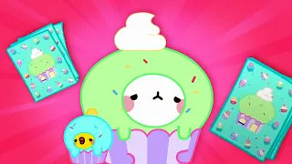 Molang And Piu Piu Transforms Into Cupcakes | Cartoons For Kids | HooplaKidz Shows