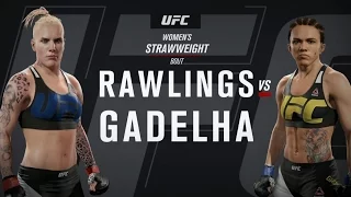UFC 2 ● STRAWWEIGHT ● BEC RAWLINGS VS CLAUDIA GADELHA ● РОУЛИНГЗ VS ГАДЕЛЬЯ