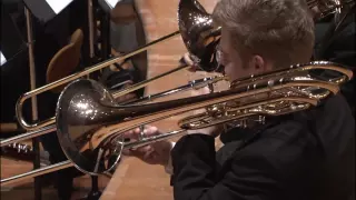 The Berliner Philharmoniker perform Schumann's Symphony No. 3 / Trombone tutorial