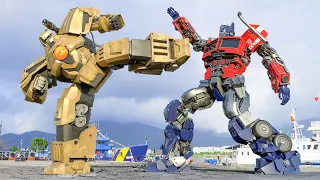 Transformers One (2024 Movie) | Optimus Prime vs Tank Fight Scene | Paramount Pictures [HD]