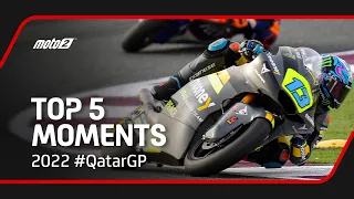 Top 5 Moto2™ Moments | 2022 #QatarGP
