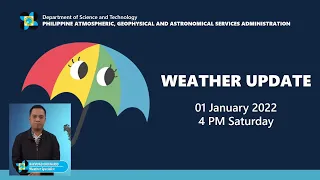 Public Weather Forecast Issued at 4:00 PM January 1, 2022