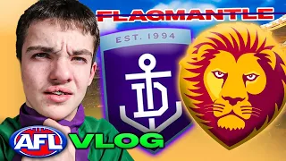 FLAGMANTLE ENDED IN NAIL-BITER! Fremantle vs Brisbane AFL Vlog Round 21 2023