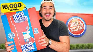 Can I Win An Icee Ice Cream Machine At The Arcade?!