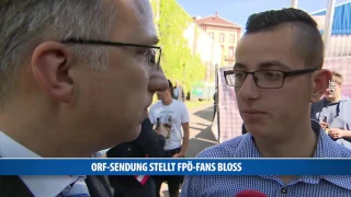 FPÖ-Fans in "Willkommen Österreich" bloßgestellt