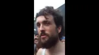 Alex Ebert of Edward Sharpe and the Magnetic Zeros @ Bonnaroo being kind.