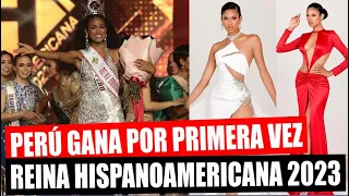 La Newton de nuevo! Perú es REINA HISPANOAMERICANA por primera vez con Arlette Rujel Coronación