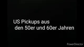 US Pickups aus den 50er und 60er Jahren