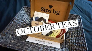 Sips By! Unboxing (October Box | Tea Subscription)