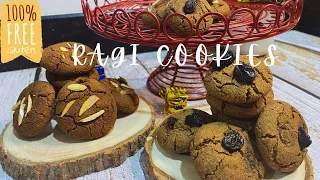 Homemade Ragi Cookies| Healthy Ragi Cookies with Jaggery |No sugar| No Maida| Finger Millet cookies