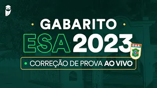 Gabarito ESA 2023 - Correção da prova AO VIVO