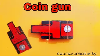 How To Make Coin Shooter At Home, New Homemade Coin Gun