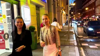 💥RUSSIAN GIRLS, GUYS HAVE AT PATRIARSHIKh PONDS 🇷🇺Walking around Moscow at night