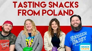 Americans Try Polish Snacks & Candy 🇵🇱 Snack Crate Taste Test