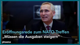 Jens Stoltenberg zu Tag zwei des Treffens der NATO-Außenminister:innen am 05.04.23