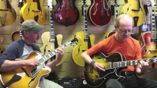 Larry Maltz on his Palen Archtop & Bob Devos on an Eastman AR371CE @ Guitars 'n Jazz