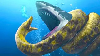 15 Biggest Megalodon Enemies To Ever Exist #2