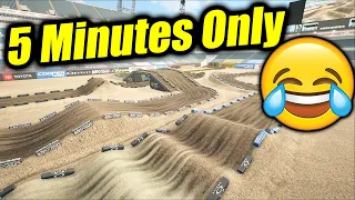 Building A Track In 5 Minutes!!! - Supercross 3 The Official Videogame