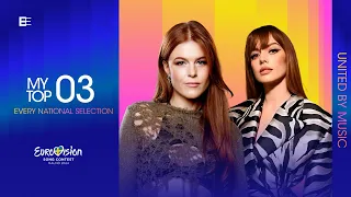 Every National Selection | My Top 3 | Eurovision 2024