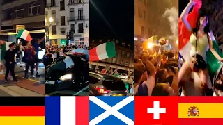 Reactions across Europe to Italy's EURO 2020 win against England