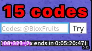 All Blox Fruit Codes in 45 sec