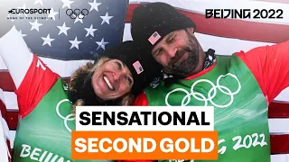 Lindsey Jacobellis seals sensational double Gold in Beijing | 2022 Winter Olympics