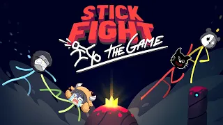 【4人実況】絶対に笑ってしまうハチャメチャ大乱闘ゲーム『 Stick Fight: The Game 』