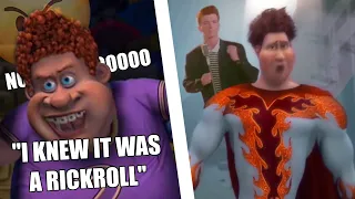 getting rickrolled - glow up