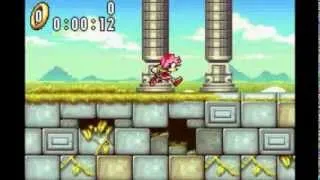 Sonic Advance - Angel Island Zone Act 2 Speedrun (Amy Rose)