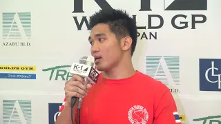 2020年9月22日 K-1 WORLD GP 2020 JAPAN～K-1秋の大阪決戦～ ラーシーシン・ウィラサクレック 試合後インタビュー