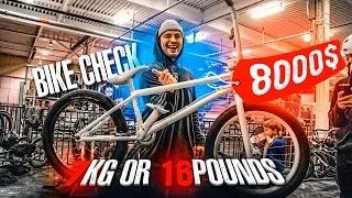 THE MOST EXPENSIVE BMX IN THE WORLD | Checking a SUPER LIGHT BIKE | s01e68