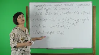 Алгебра. Застосування різних способів розкладання многочлена на множники. (12 лютого. 10:00)